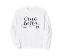 Ciao Bella Drapeau Italien Cœur Italie Design Souvenir Sweatshirt