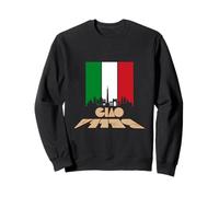 Ciao Bella Drapeau Italien Motif Urbain Sweatshirt