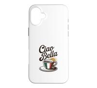 Ciao Bella Espresso Italien Tricolore Art Vintage Coque pour iPhone 16 Plus
