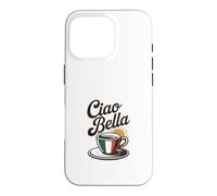 Ciao Bella Espresso Italien Tricolore Art Vintage Coque pour iPhone 16 Pro