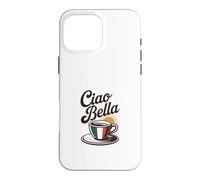 Ciao Bella Espresso Italien Tricolore Art Vintage Coque pour iPhone 16 Pro Max