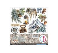 Ciao Bella Forest Tales Bloc à découper 15,2 x 15,2 cm