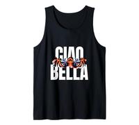 Ciao Bella Œil de Tigre Fierce Art Graphique Italien Débardeur