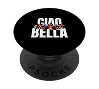 Ciao Bella Œil de Tigre Fierce Art Graphique Italien PopSockets PopGrip Adhésif