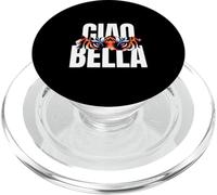Ciao Bella Œil de Tigre Fierce Art Graphique Italien PopSockets PopGrip pour MagSafe