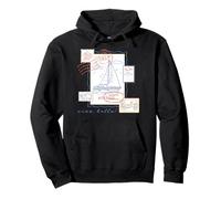 Ciao Bella Italian Seaside Stamps Vintge Tourist Destination Sweat à Capuche