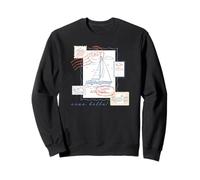 Ciao Bella Italian Seaside Stamps Vintge Tourist Destination Sweatshirt