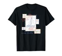 Ciao Bella Italian Seaside Stamps Vintge Tourist Destination T-Shirt