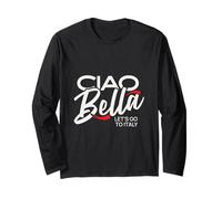 Ciao Bella Italian Travel Red Accent Design Let's Italy Manche Longue