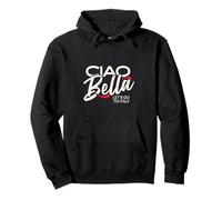 Ciao Bella Italian Travel Red Accent Design Let's Italy Sweat à Capuche