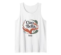 Ciao Bella Italie Design Artistique Vintage Italien Débardeur