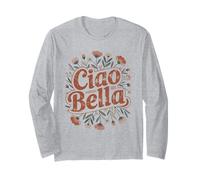 Ciao Bella Italie Esthétique Rétro Minimal Jardin Style Manche Longue