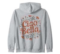 Ciao Bella Italie Esthétique Rétro Minimal Jardin Style Sweat à Capuche