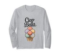 Ciao Bella Italie Gelato Vintage Art Manche Longue