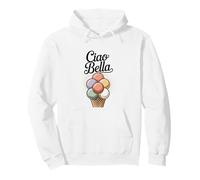 Ciao Bella Italie Gelato Vintage Art Sweat à Capuche