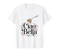 Ciao Bella Italie Pasta Vintage Art T-Shirt