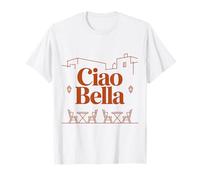 Ciao Bella Italie Rétro Terrasse Vintage Art T-Shirt