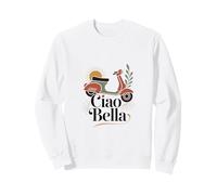 Ciao Bella Italie Scooter Vintage Art Sweatshirt