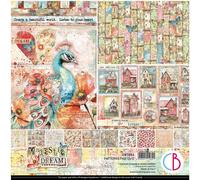 CIAO BELLA jeu de 7pcs 30x30cm papier scrapbooking double face - Majestic Dream