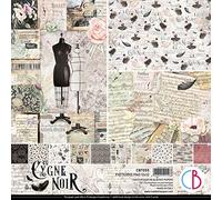 Ciao Bella Le Cygne Noir Bloc de motifs 30,5 x 30,5 cm