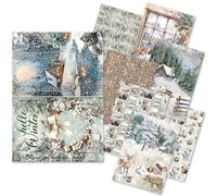 Ciao Bella Lot de 8 feuilles de papier de riz A5 (Contes de forêt)
