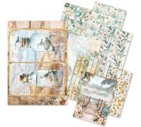 Ciao Bella Lot de 8 feuilles de papier de riz A5 (jours d'été)