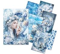 Ciao Bella Lot de 8 feuilles de papier de riz A5 (La Reine des neiges)