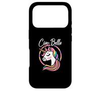 Ciao Bella Mignon Dicton Italien Licorne pour Femmes et Filles Coque pour iPhone 17 Pro
