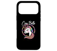 Ciao Bella Mignon Dicton Italien Licorne pour Femmes et Filles Coque pour iPhone 17 Pro Max