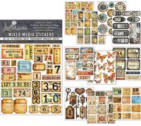 Ciao Bella Mixed Media Sticker Set 12x14 cm Grungy Tags
