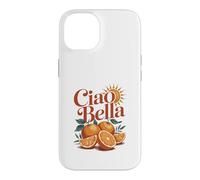 Ciao Bella Orange Sicilienne Vintage Art Coque pour iPhone 14