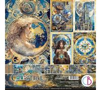 Ciao Bella papier à motifs Celestial 30.5x30.5 cm 12 feuilles de papier à motifs pour cartes de vœux emballages cadeaux projets DIY