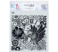 CIAO BELLA Pochoir Mixed Media STENCIL 20x20cm - Whimsy