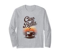 Ciao Bella Rétro Café Italien Sunrise Art Manche Longue