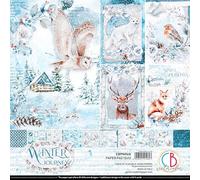 Ciao Bella Winter Journey Bloc de papier 30,5 x 30,5 cm