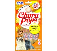 CIAO Churu Pops Chicken Recipe, friandise, chat, adulte, poulet, 15 g, sans gluten