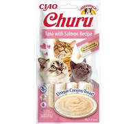 Ciao Churu Tuna With Salmon Recipe Chat Friandise Saumon, Thon 14 G