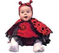 Ciao Coccinella Fagottino Costume Baby (Taglia 0-9 Mesi) Déguisement pour Enfants et bébés, Rouge/Noir, Mois Filles et Filles