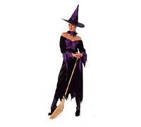 Ciao- Costume Adulto Strega Viola TG. S Déguisement Adulte, Femme, Uni, 16600.S, Violet, Taille S