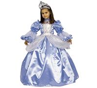 Ciao Costume de princesse, azur, 3-en-1, pour petite fille 8-10 anni