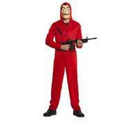 Ciao Costume et masque voleur Maison de Papier original Casa de Papel (taille S), Costume adulte, Rouge, S
