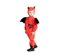 Ciao- Diavoletto Costume de bébé (Taille 1-2 Ans) Diable Déguisement, Enfants Unisexes, 28042.1-2, Multicolore