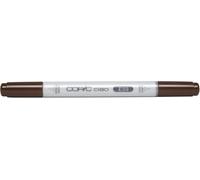Ciao E59, Walnut, Twin Marker Avec Une Pointe De Largeur Moyenne Et Une Pointe « Brush ».[Z2390]