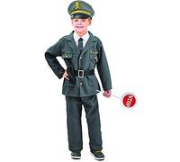 Ciao Finanziere Fiamma Gialla costume déguisement garçon (Taille 4-6 ans)