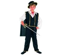 Ciao Fiori Paolo - Bandito Costume enfant M (5-7 anni) Noir