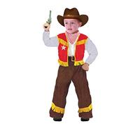 Ciao FIORI PAOLO Flowers Paul - Costume de cowboy pour enfant Taille L (7-9 ans) Multicolore