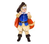 Ciao- Gatto Con Gli Stivali Costume Travestimento Peluche Baby Anni, Blu/Rosso Chat Déguisement pour Enfants, Unisexe, Caricature, 55312.2-3, Bleu/Rouge, 2-3 Ans