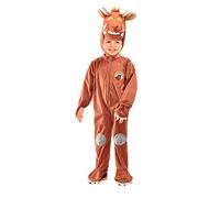 Ciao Gruffalo' petit monstre costume déguisement grenouillère garçon (Taille 4-5 ans), Marron