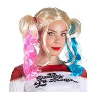Ciao - Harley Quinn Suicide Squad perruque femme fille original DC Comics