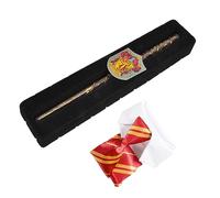Ciao- Hermione Granger Kit de déguisement (Baguette Magique 30cm, Cravate et Emblème Gryffondor Gryffindor) in giftbox, Marron